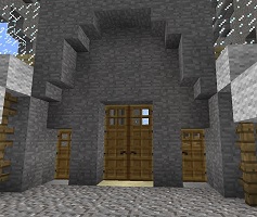Image: Türen und Steinstufen